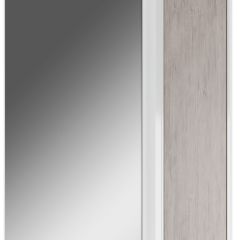 Шкаф-зеркало Uno 60 Дуб серый левый/правый Домино (DU1503HZ) в Первоуральске - pervouralsk.mebel24.online | фото