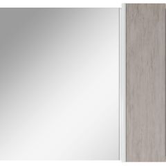 Шкаф-зеркало Uno 80 Дуб серый левый/правый Домино (DU1504HZ) в Первоуральске - pervouralsk.mebel24.online | фото 5
