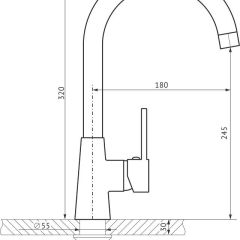 Смеситель MS-014 в Первоуральске - pervouralsk.mebel24.online | фото 2