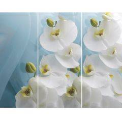 Стол Бостон-3 (Белая Орхидея) 1100/1420*700, опора Брифинг в Первоуральске - pervouralsk.mebel24.online | фото 2