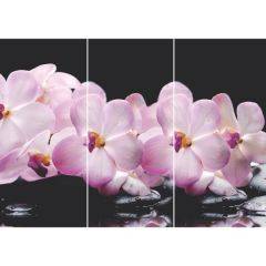 Стол Бостон-3 (Розовая Орхидея) 1100/1420*700, опора Брифинг в Первоуральске - pervouralsk.mebel24.online | фото 2