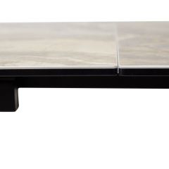 Стол IVAR 180 MARBLES KL-80 Серый мрамор, итальянская керамика, ®DISAUR в Первоуральске - pervouralsk.mebel24.online | фото 2