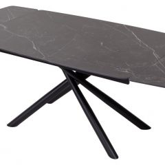 Стол RIVOLI 140 MATT BLACK MARBLE SOLID CERAMIC / BLACK, ®DISAUR в Первоуральске - pervouralsk.mebel24.online | фото 3