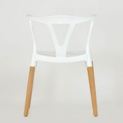 Стул Barneo N-218 Wishbone интерьерный кухонный белый в Первоуральске - pervouralsk.mebel24.online | фото 2