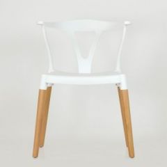 Стул Barneo N-218 Wishbone интерьерный кухонный белый в Первоуральске - pervouralsk.mebel24.online | фото 3
