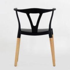 Стул Barneo N-218 Wishbone интерьерный кухонный черный в Первоуральске - pervouralsk.mebel24.online | фото 2