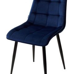 Стул CHIC BLUVEL-86 NAVY BLUE / черный каркас М-City в Первоуральске - pervouralsk.mebel24.online | фото