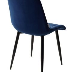Стул CHIC BLUVEL-86 NAVY BLUE / черный каркас М-City в Первоуральске - pervouralsk.mebel24.online | фото 3
