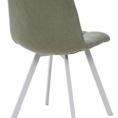Стул CHILLI SQUARE UF860-11B мятный, ткань/ белый каркас М-City в Первоуральске - pervouralsk.mebel24.online | фото 2
