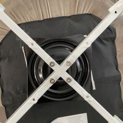 Стул MAVERICK 360 град. поворот. BLUVEL-40 BEIGE/ белый каркас, М-City в Первоуральске - pervouralsk.mebel24.online | фото 5
