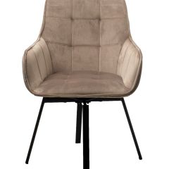 Стул MAVERICK 360 град. поворот. BLUVEL-40 BEIGE/ черный каркас, М-City в Первоуральске - pervouralsk.mebel24.online | фото 3