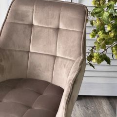 Стул MAVERICK 360 град. поворот. BLUVEL-40 BEIGE/ черный каркас, М-City в Первоуральске - pervouralsk.mebel24.online | фото 6