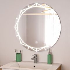 Зеркало Алжир 700 с подсветкой Домино (GL7033Z) в Первоуральске - pervouralsk.mebel24.online | фото 3