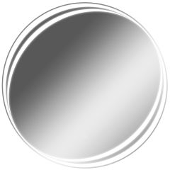 Зеркало Берг 700х700 с подсветкой Домино (GL7055Z) в Первоуральске - pervouralsk.mebel24.online | фото 1