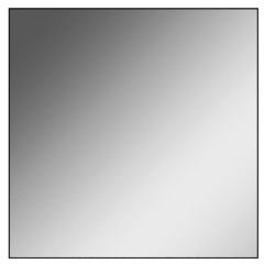 Зеркало Corsica 500х500 black без подсветки Sansa (SB1063Z) в Первоуральске - pervouralsk.mebel24.online | фото 1