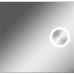 Зеркало Cosmo 100 alum (линза) с подсветкой Sansa (SCL1026Z) в Первоуральске - pervouralsk.mebel24.online | фото