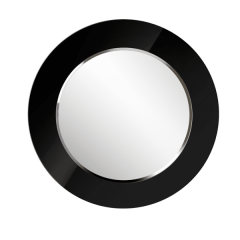 Зеркало круглое черный (РМ/02) в Первоуральске - pervouralsk.mebel24.online | фото 1