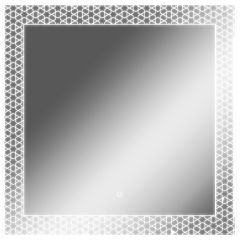 Зеркало Манила 700х700 с подсветкой Домино (GL7052Z) в Первоуральске - pervouralsk.mebel24.online | фото