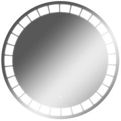 Зеркало Маскат 700х700 с подсветкой Домино (GL7057Z) в Первоуральске - pervouralsk.mebel24.online | фото