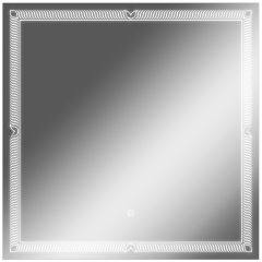Зеркало Паликир 700х700 с подсветкой Домино (GL7051Z) в Первоуральске - pervouralsk.mebel24.online | фото