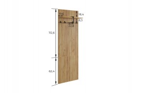 БОДРУМ Прихожая (модульная) дуб крафт золотой в Первоуральске - pervouralsk.mebel24.online | фото 2