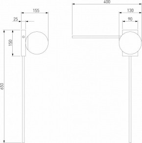 Бра Eurosvet Fredo 40034/1 латунь в Первоуральске - pervouralsk.mebel24.online | фото 4