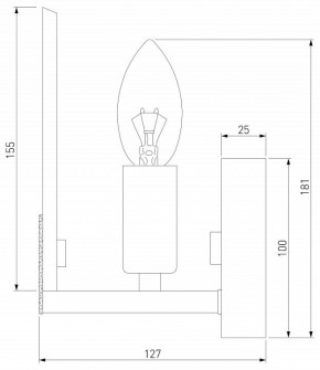 Бра Eurosvet Marble 60158/1 латунь в Первоуральске - pervouralsk.mebel24.online | фото 3