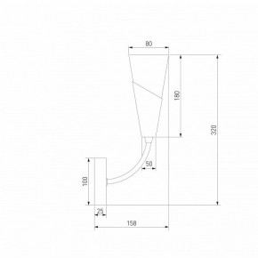 Бра Eurosvet Rhyton 60167/1 никель в Первоуральске - pervouralsk.mebel24.online | фото 6