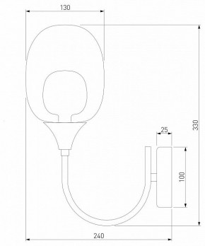 Бра Eurosvet Spritz 70218/1 латунь в Первоуральске - pervouralsk.mebel24.online | фото 4