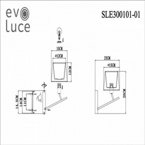Бра EVOLUCE Denice SLE300101-01 в Первоуральске - pervouralsk.mebel24.online | фото 7