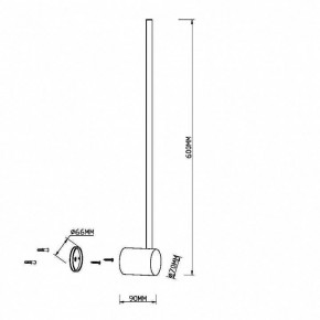 Бра Maytoni Light stick MOD237WL-L6B3K в Первоуральске - pervouralsk.mebel24.online | фото 3