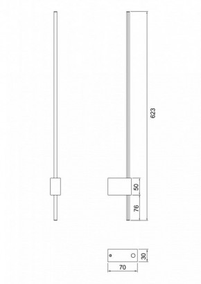 Бра Maytoni Pars C070WL-L6GB3K в Первоуральске - pervouralsk.mebel24.online | фото 3
