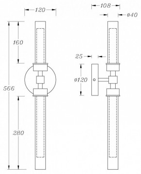 Бра Maytoni Stelo MOD116WL-L7BS3K в Первоуральске - pervouralsk.mebel24.online | фото 3