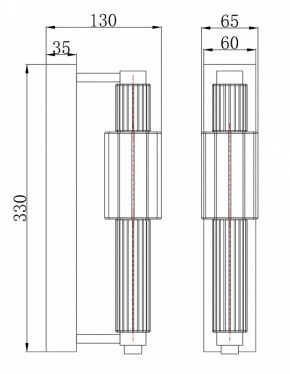 Бра Maytoni Verticale MOD308WL-L9CH3K в Первоуральске - pervouralsk.mebel24.online | фото 3