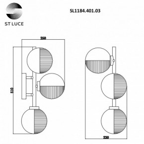 Бра ST-Luce Todo SL1184.401.03 в Первоуральске - pervouralsk.mebel24.online | фото 6