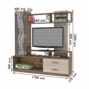 ДАРЬЯ Гостиная (Дуб Вотан/Белый глянец) в Первоуральске - pervouralsk.mebel24.online | фото 8