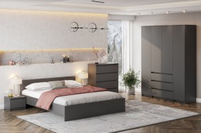 ДЕНВЕР Тумба прикроватная (Графит серый) в Первоуральске - pervouralsk.mebel24.online | фото 4
