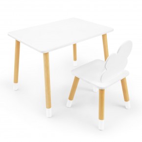 Детский комплект стол и стул «Облачко» Rolti Baby (белый/береза, массив березы/мдф) в Первоуральске - pervouralsk.mebel24.online | фото
