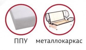 Диван Аккордеон 1400 (с подлокотниками) в Первоуральске - pervouralsk.mebel24.online | фото 3