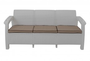 Диван Yalta Premium Sofa 3 Set (Ялта) белый (+подушки под спину) в Первоуральске - pervouralsk.mebel24.online | фото 2