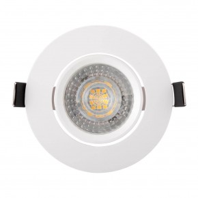 DK3020-WH Встраиваемый светильник, IP 20, 10 Вт, GU5.3, LED, белый, пластик в Первоуральске - pervouralsk.mebel24.online | фото 1