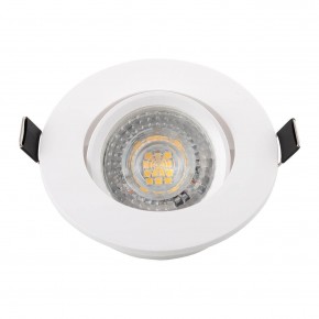 DK3020-WH Встраиваемый светильник, IP 20, 10 Вт, GU5.3, LED, белый, пластик в Первоуральске - pervouralsk.mebel24.online | фото 4