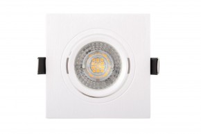 DK3021-WH Встраиваемый светильник, IP 20, 10 Вт, GU5.3, LED, белый, пластик в Первоуральске - pervouralsk.mebel24.online | фото 1