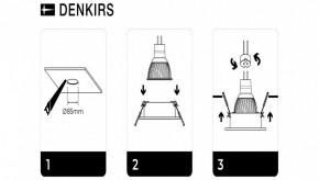 DK3026-WH Встраиваемый светильник, IP 20, 10 Вт, GU5.3, LED, белый, пластик в Первоуральске - pervouralsk.mebel24.online | фото 7