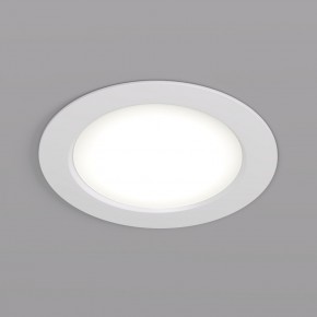 DK3049-WH Встраиваемый светильник, IP 20, 7Вт, LED, белый, пластик в Первоуральске - pervouralsk.mebel24.online | фото 1