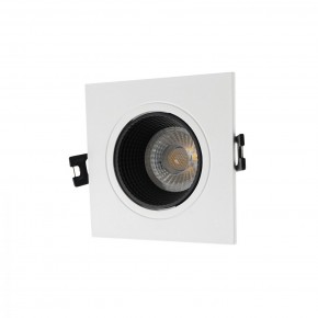 DK3071-WH+BK Встраиваемый светильник, IP 20, 10 Вт, GU5.3, LED, белый/черный, пластик в Первоуральске - pervouralsk.mebel24.online | фото