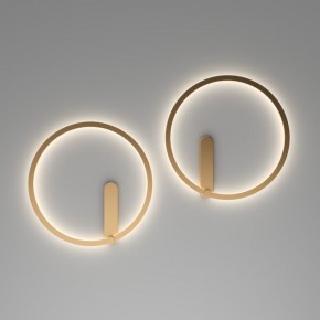 DK5035-SG Бра ROUND со светодиодом, IP20, 24W, 3000/4000/6500K, матовое золото, алюминий в Первоуральске - pervouralsk.mebel24.online | фото 7