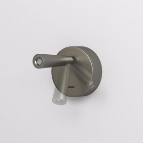 DK5072-DN Бра SHINE WALL со светодиодом, D104*H68, IP20, 3000К, 3W, RA?90, темный никель, алюминий в Первоуральске - pervouralsk.mebel24.online | фото 3