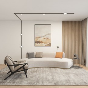 DK5072-DN Бра SHINE WALL со светодиодом, D104*H68, IP20, 3000К, 3W, RA?90, темный никель, алюминий в Первоуральске - pervouralsk.mebel24.online | фото 5