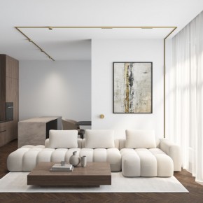 DK5072-SB Бра SHINE WALL со светодиодом, D104*H68, IP20, 3000К, 3W, RA?90, сатинированная латунь, алюминий в Первоуральске - pervouralsk.mebel24.online | фото 6